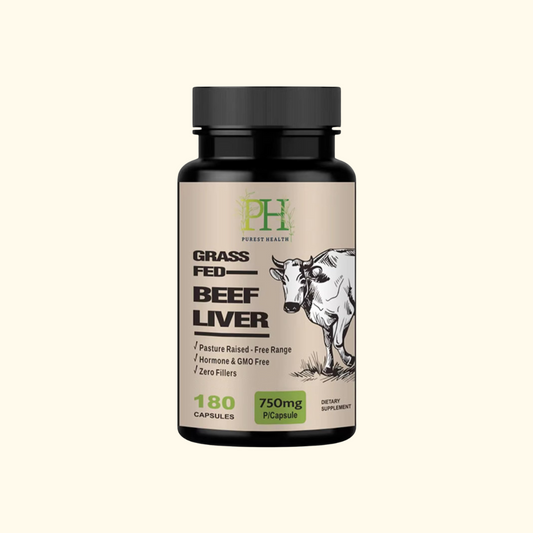 Purest Health Grass Fed Beef Liver Capsules