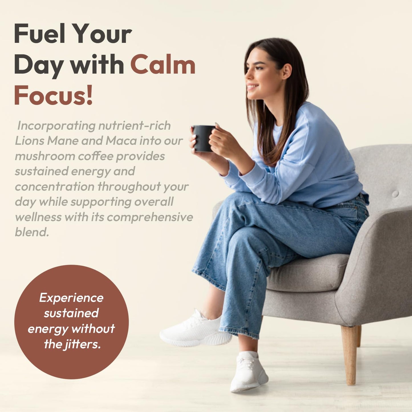 Purest Health Mushroom Coffee - 10 mushroom in 1 Advanced Blend